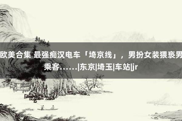 欧美合集 最强痴汉电车「埼京线」，男扮女装猥亵男乘客……|东京|埼玉|车站|jr